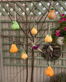 No 23 - Fabric Pears and Partridge