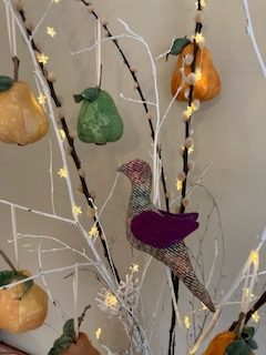 No 24 - Fabric Partridge and Pear Tree