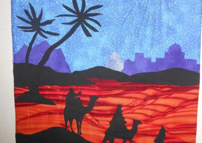 Tricia Finnerty - No. 17 - Three Wise Men Wall Hanging with Applique