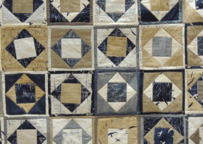 Blue Squares on Point