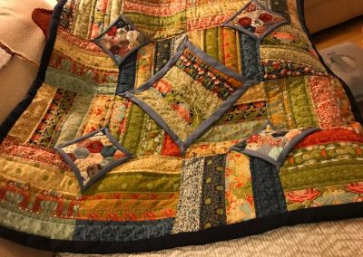 Joyce Donaldson - Lap Quilt made with 10 minute blocks
